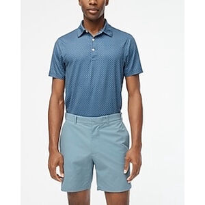 J Crew Mens 9 Inch Stretch Shorts Blue